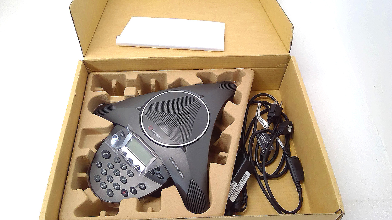 POLYCOM SoundStation IP 6000 SIP PoE Conference Phone 2200-15600-001 W/AC Adapte