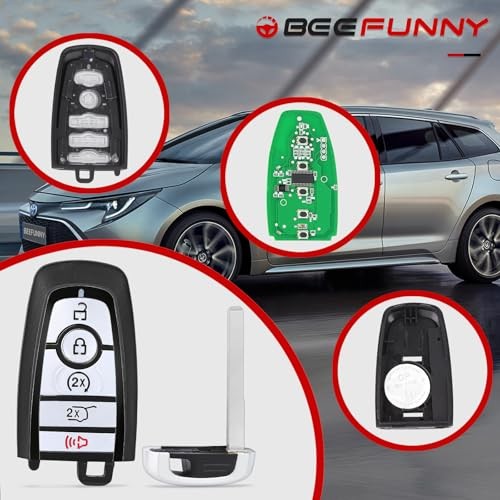 Keyless Entry Remote Key Fob Replacement for Ford Explorer with chip
