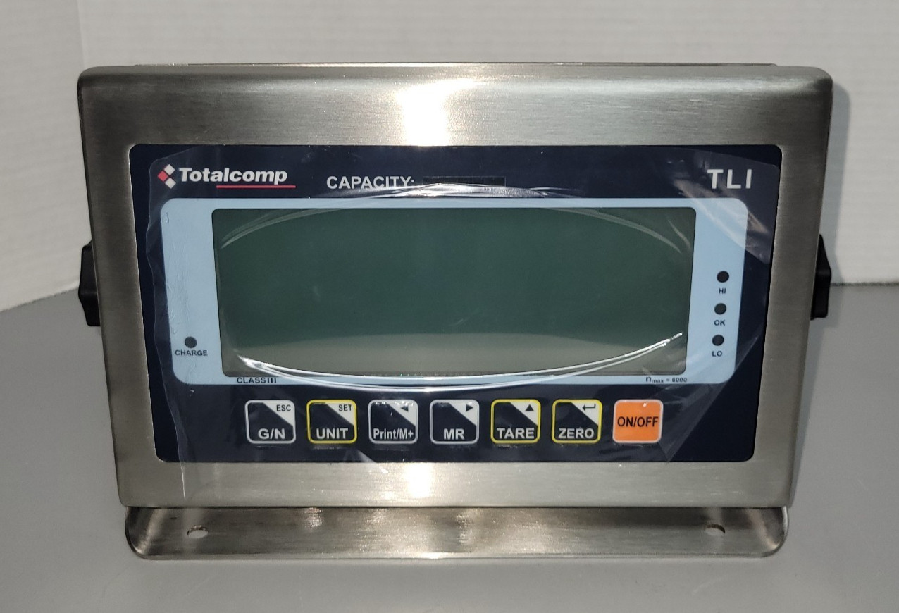 Totalcomp TLI Weight Indicator LCD w/RS232 & Adapter (R28)