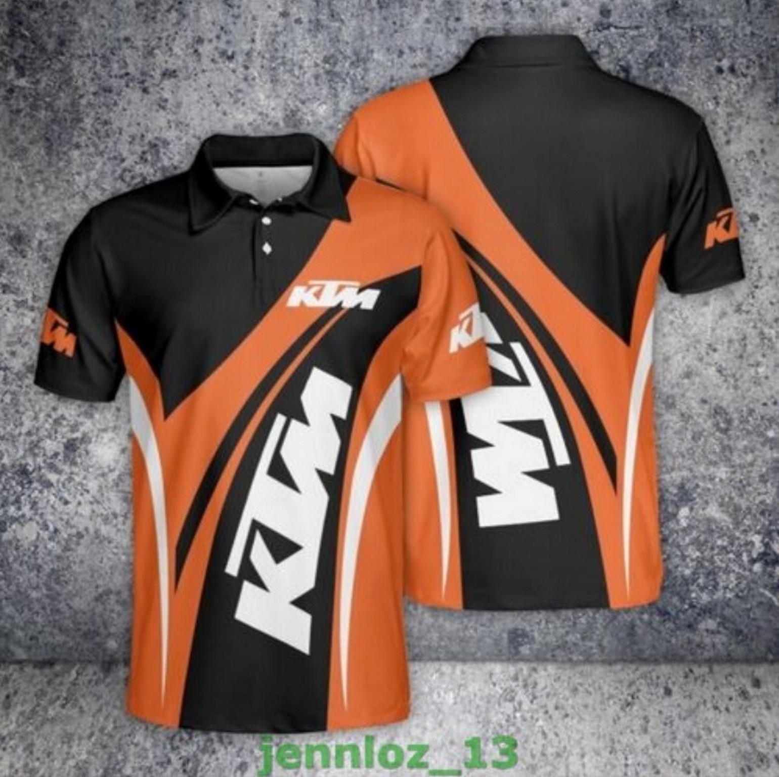 Fashion KTM-Racing Men's Polo Shirt Size S-5XL
