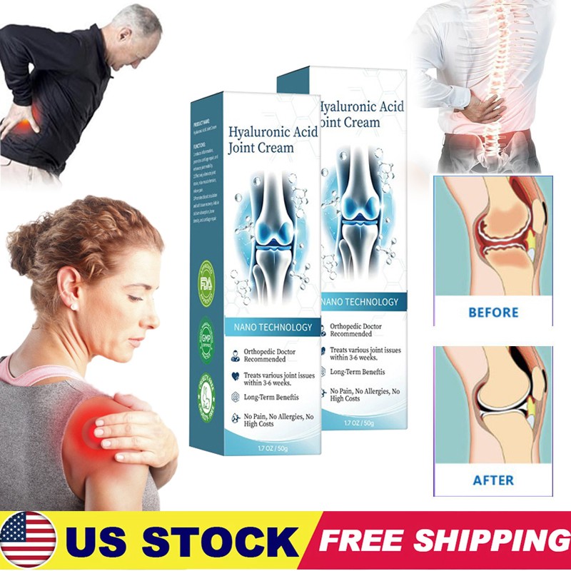 2026 NEW Hyaluronic Acid Joint Cream - Joint- Knee Pain Relief 1.76oz/ 50g