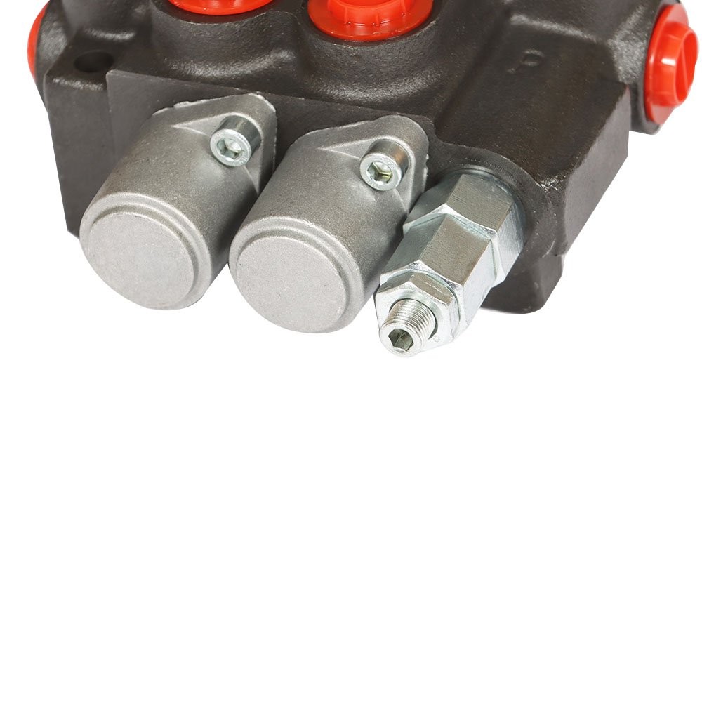 2Spool Hydraulic Joystick Control Valve 11 gpm Directional Double Control Valve
