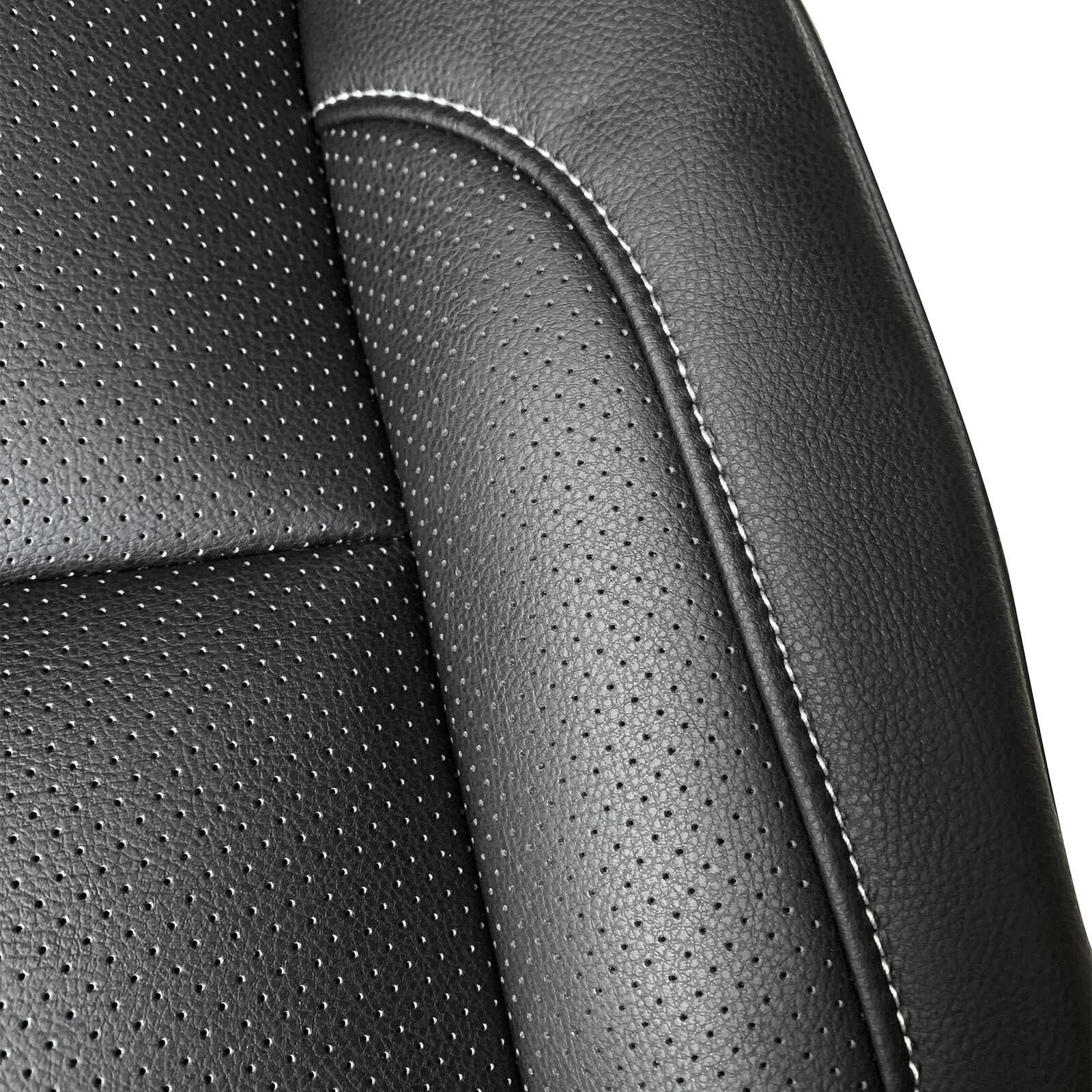 Driver Side Bottom Leather Seat Cover Compatible with Ch 1 PCS 2014-2019