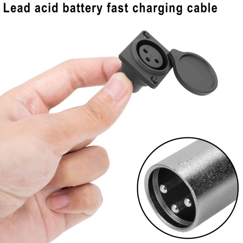 Mobility Scooter Panel Mount Port Female Plug Socket Auto Replacement Part