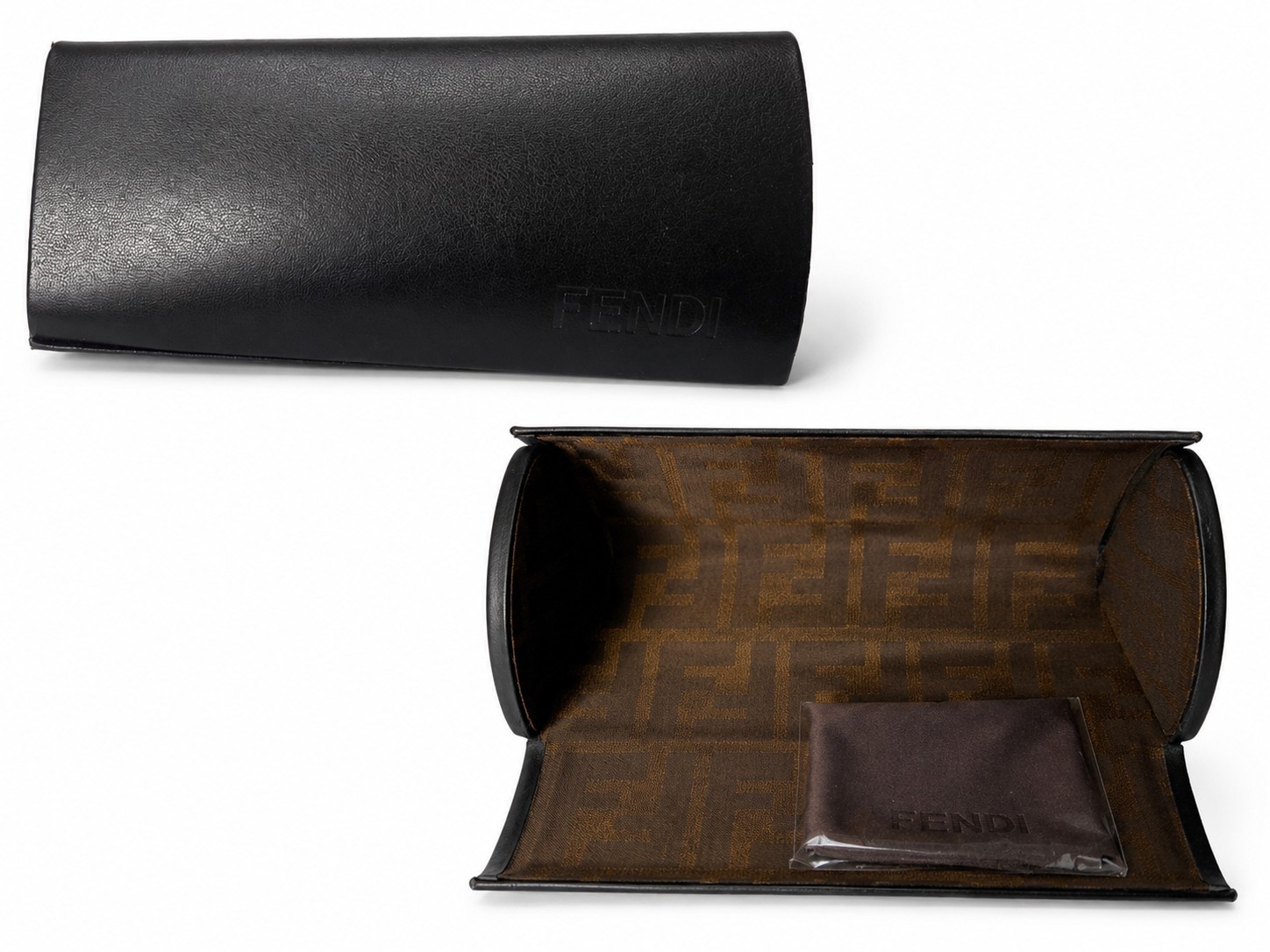 Vintage Fendi Sun Glasses Empty Case with Cleaning Cloth No Glasses