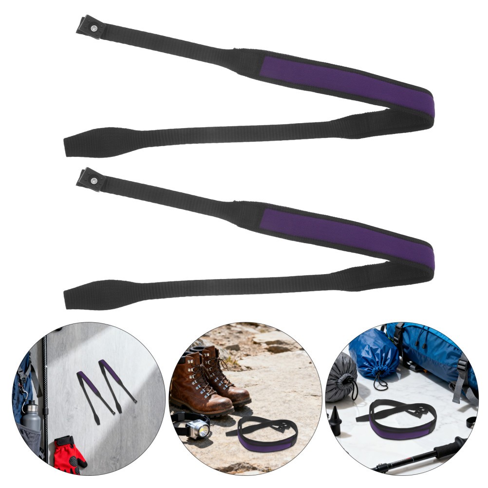 2 Pcs Ski Trekking Pole Wristband Hiking Accessory Strap Cane for Walking Canes