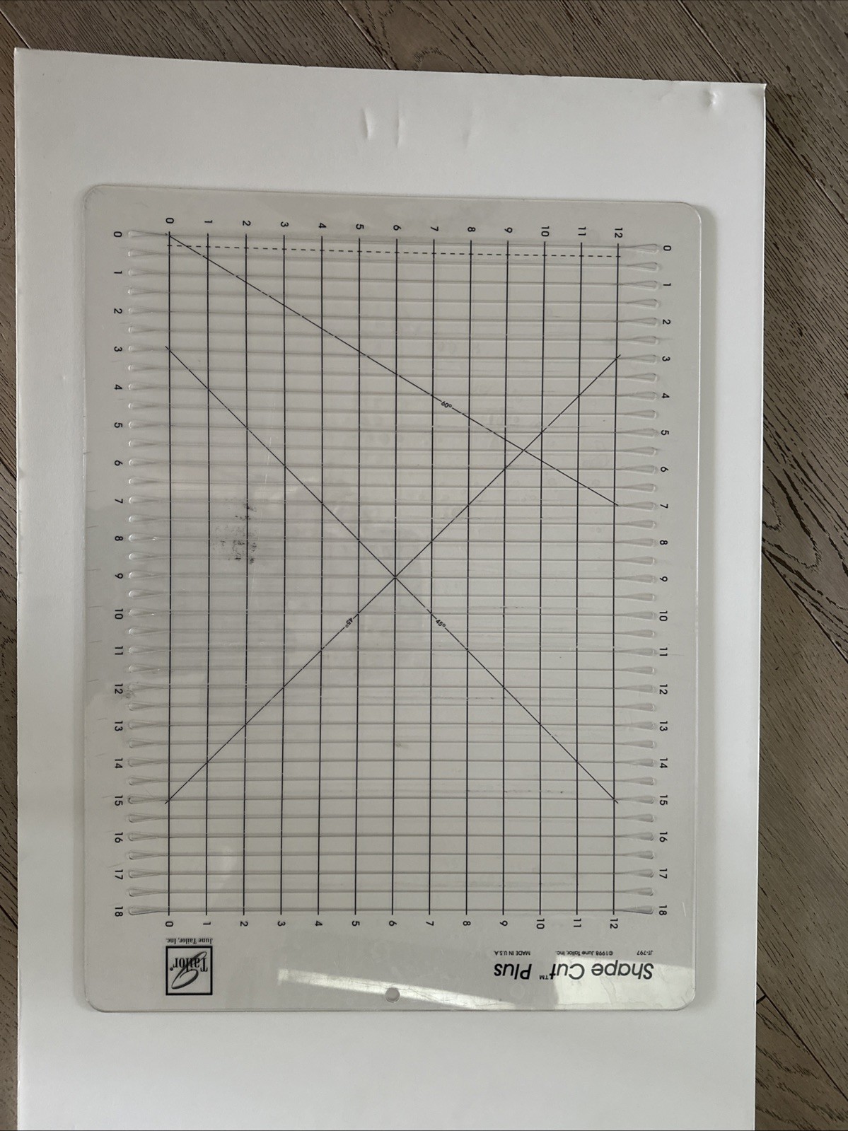 June Tailor 12 x 18" inch Shape Cut Plus Ruler JT-797