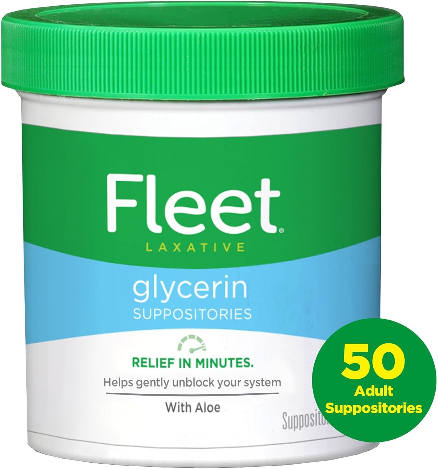 Fleet Glycerin Suppositories for Constipation Relief, Fast and Effective Stimula