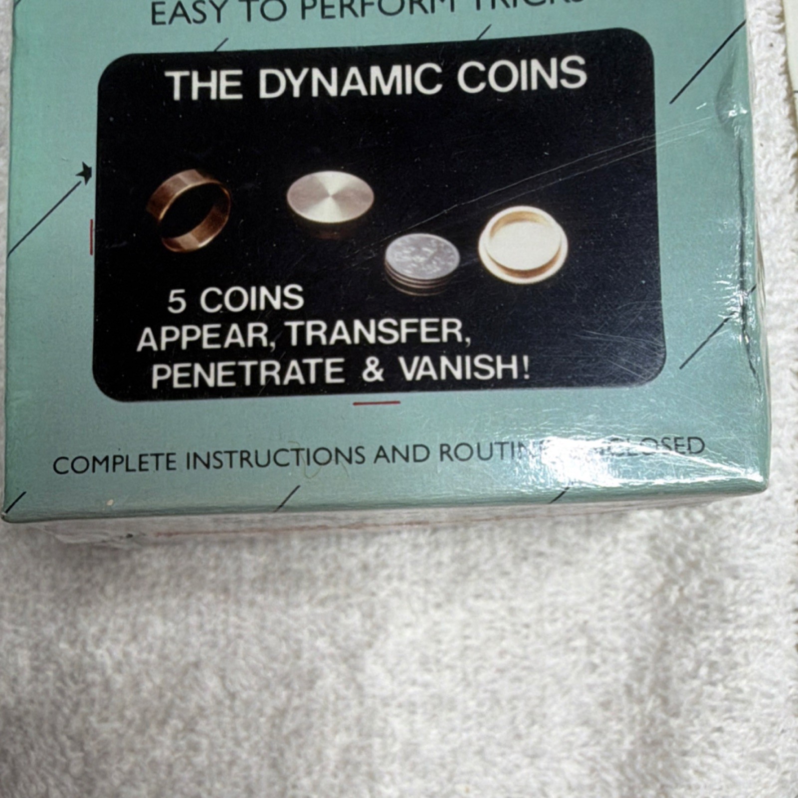 Marvin's Magic The Dynamic Coins Magic Trick Set 5 Coins Complete Instructions