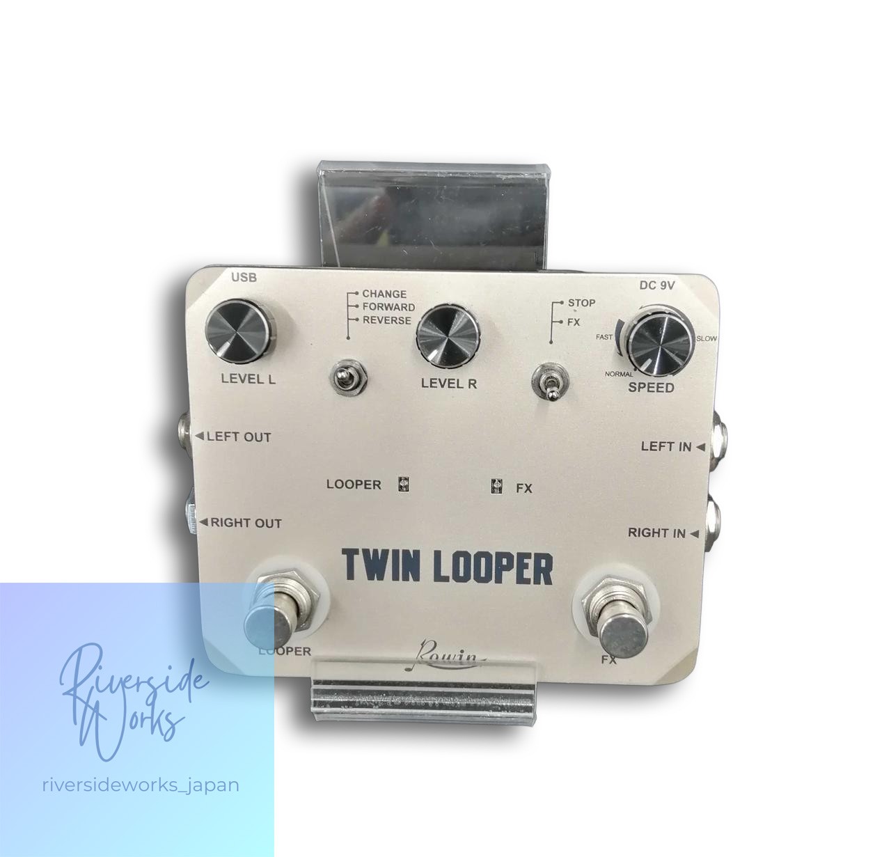 Rowin Twin Looper Effects Pedal - Dual Looping Capability JP