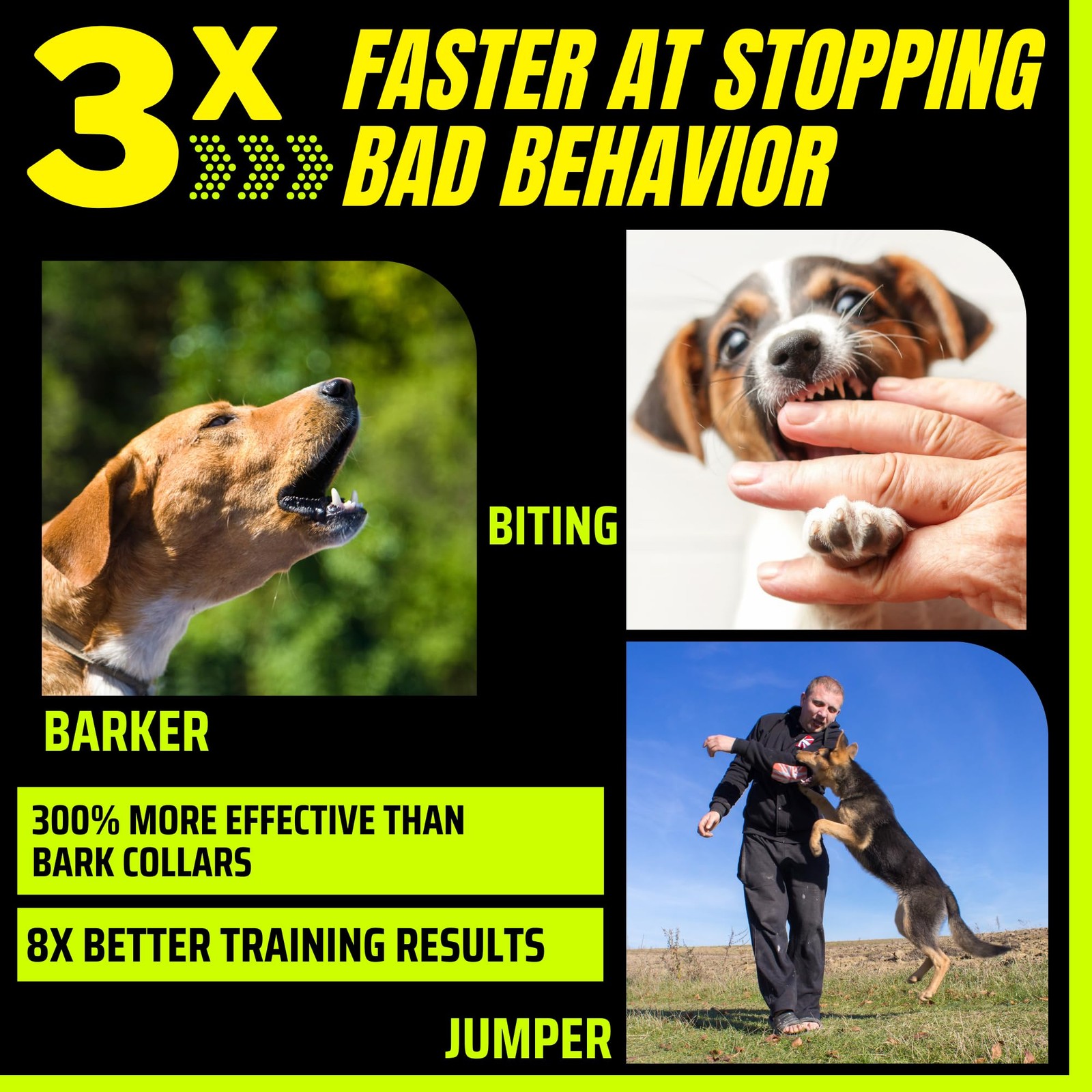 2nd Gen Dog Bark Deterrent Devices | Long Range Ultrasonic | Bark Collar Alte...