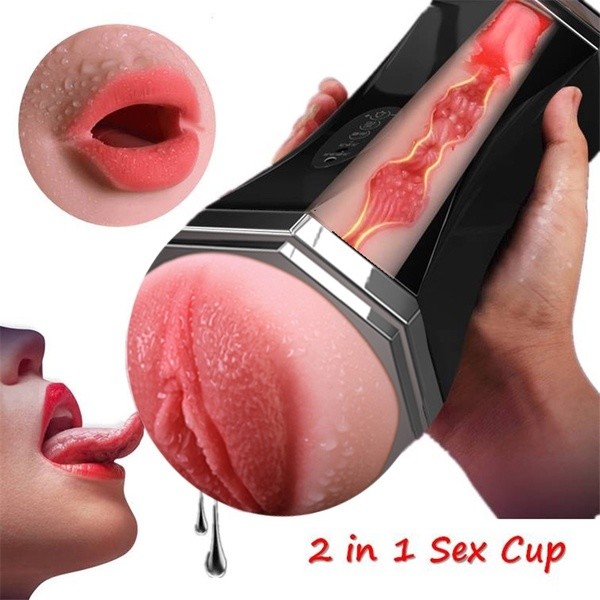 4D Male Fully Automatic Thrusting Masturbator Cup Stroker Handsfree Lubricants