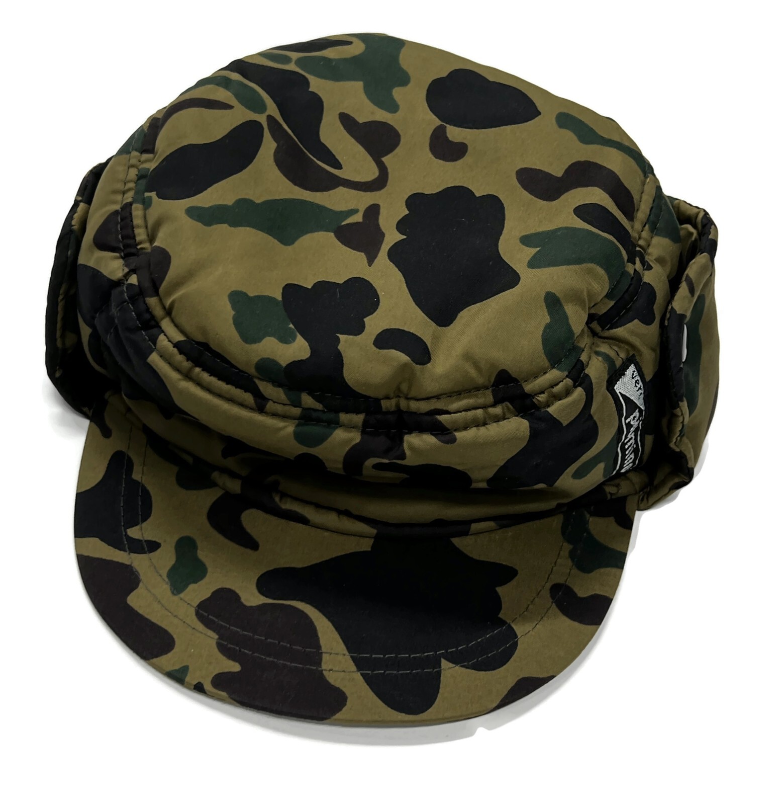 Vero Piumino Ear Flap Ski Hat Camo Insulated
