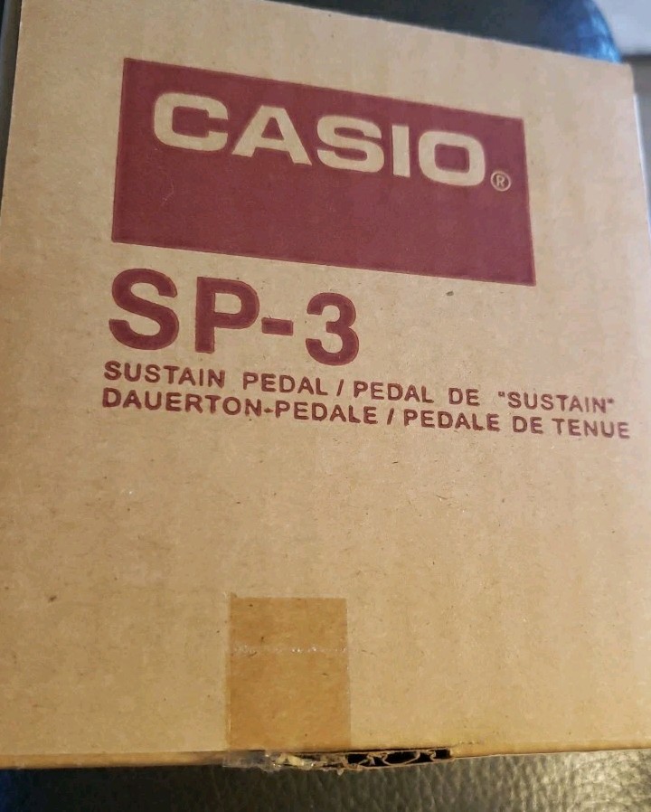 New Casio SP-3 Digital Piano/Keyboard Pad Style Sustain Pedal NEW