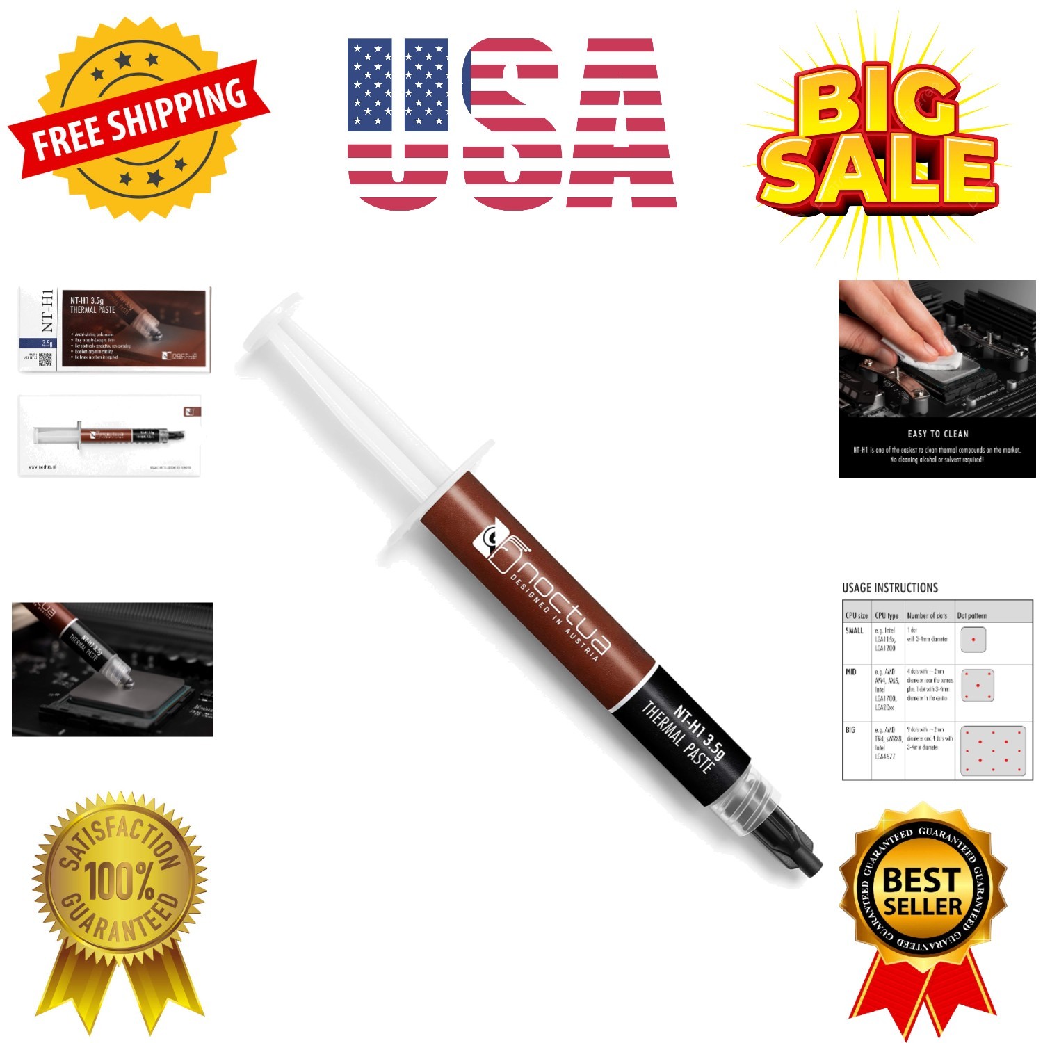 3.5g, Pro-Grade Thermal Compound Paste 3.5g