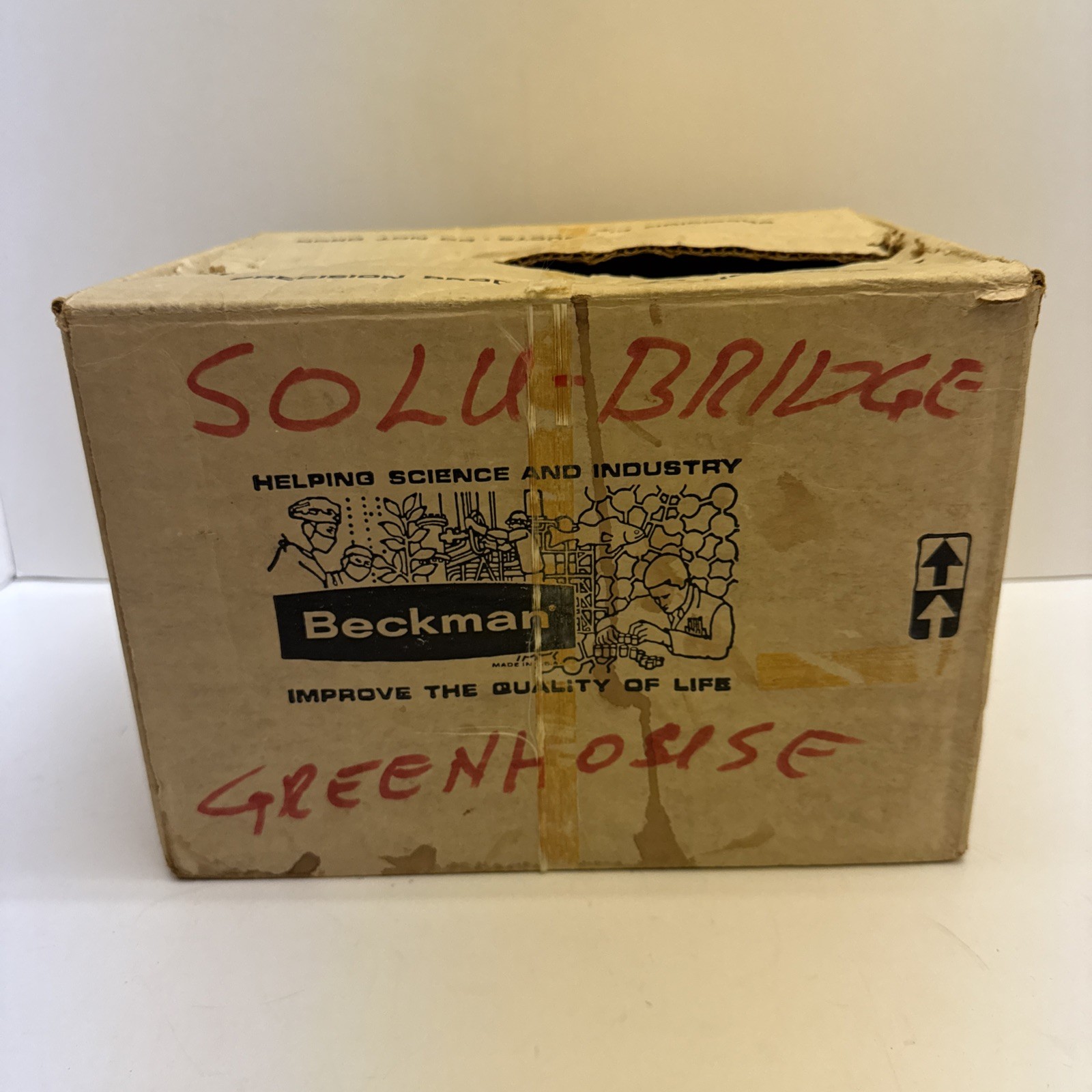 Beckman Solu-Bridge SD-B15 Conductivity Controller Science Electronics Box