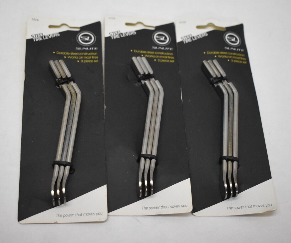 Sunlite Tire Levers Tool Tire Levers Durable Steel 6128 Chrome 9 Pack Sunlite