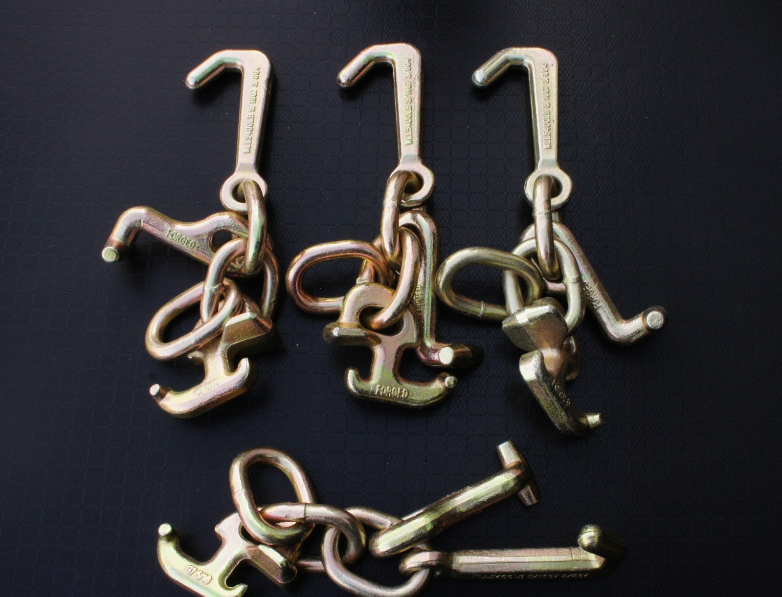 4 RTJ Cluster Hooks Wrecker Tow Truck Towing Car Hauler Trailer Auto Body Hook
