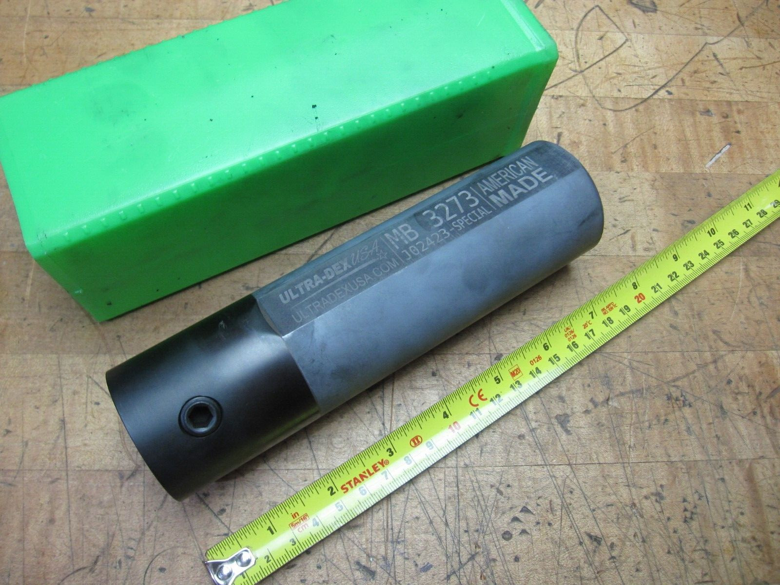 Ultra-Dex carbide coolant thru chatter free indexable changeable head boring bar