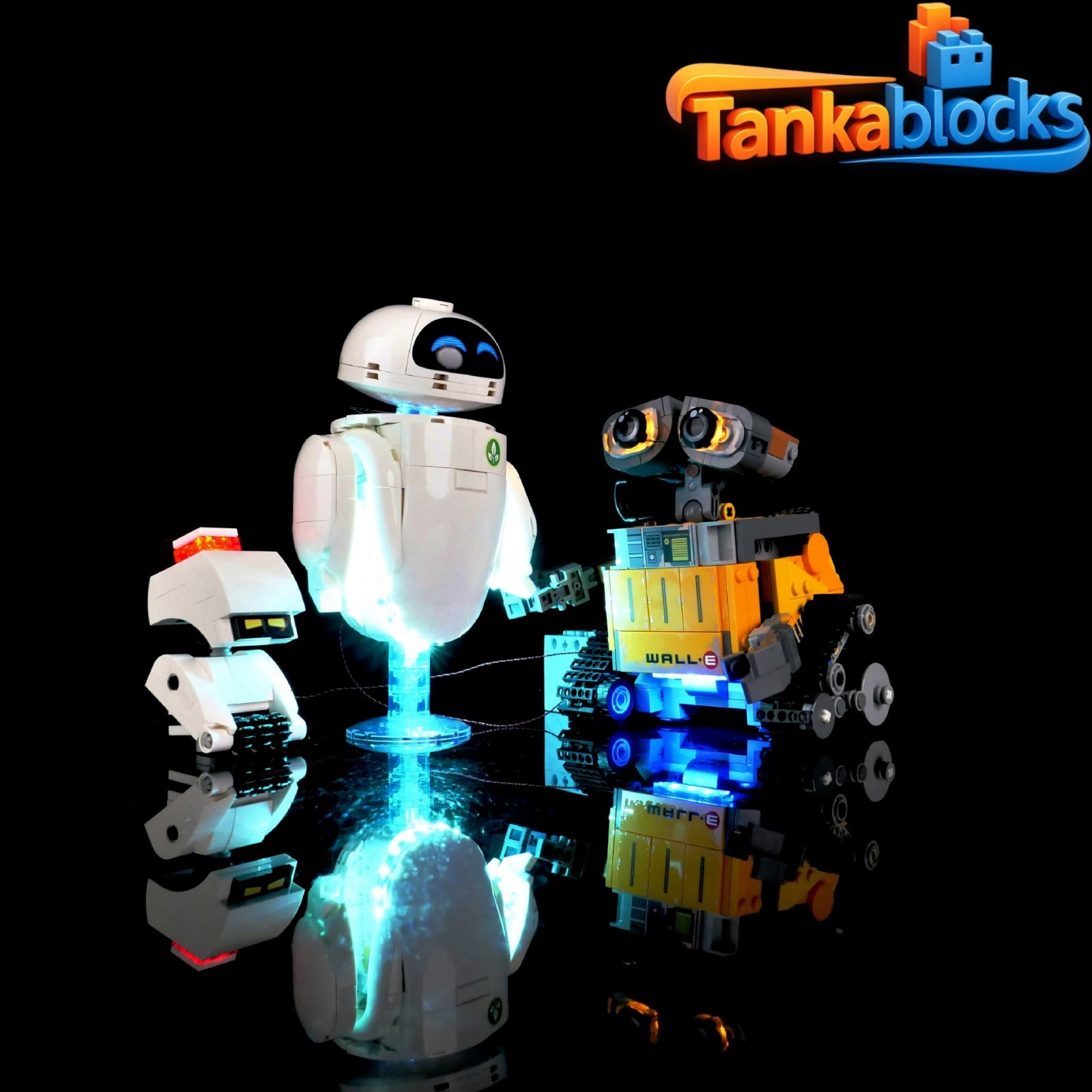 LED Light Kit for 43279: Wall-E and Eva Robot - Compatible with LEGO® 43279