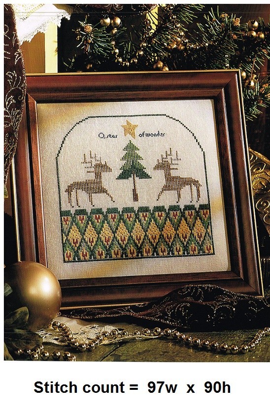 O, STAR OF WONDER  CROSS STITCH  PATTERN  ONLY    #963