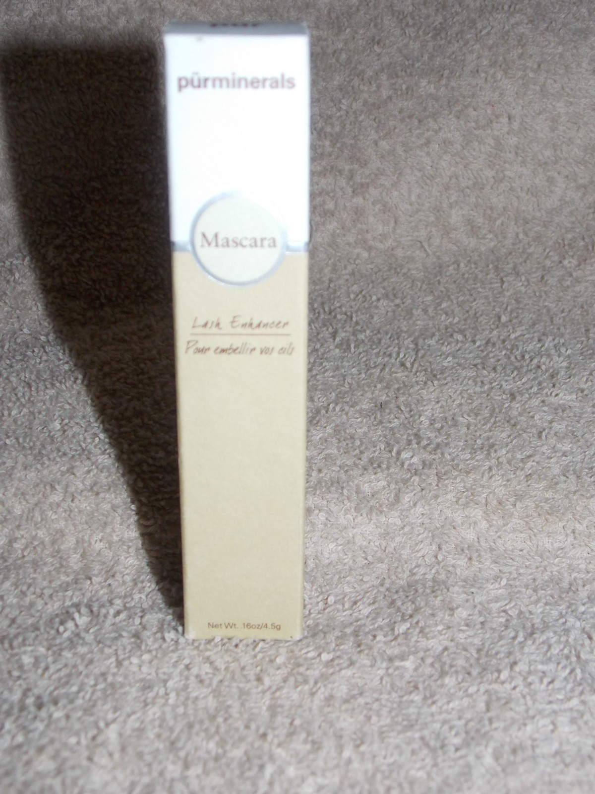 Pur Purminerals LASH ENHANCER Mascara Water Smudge Resistant .16 oz New Boxed