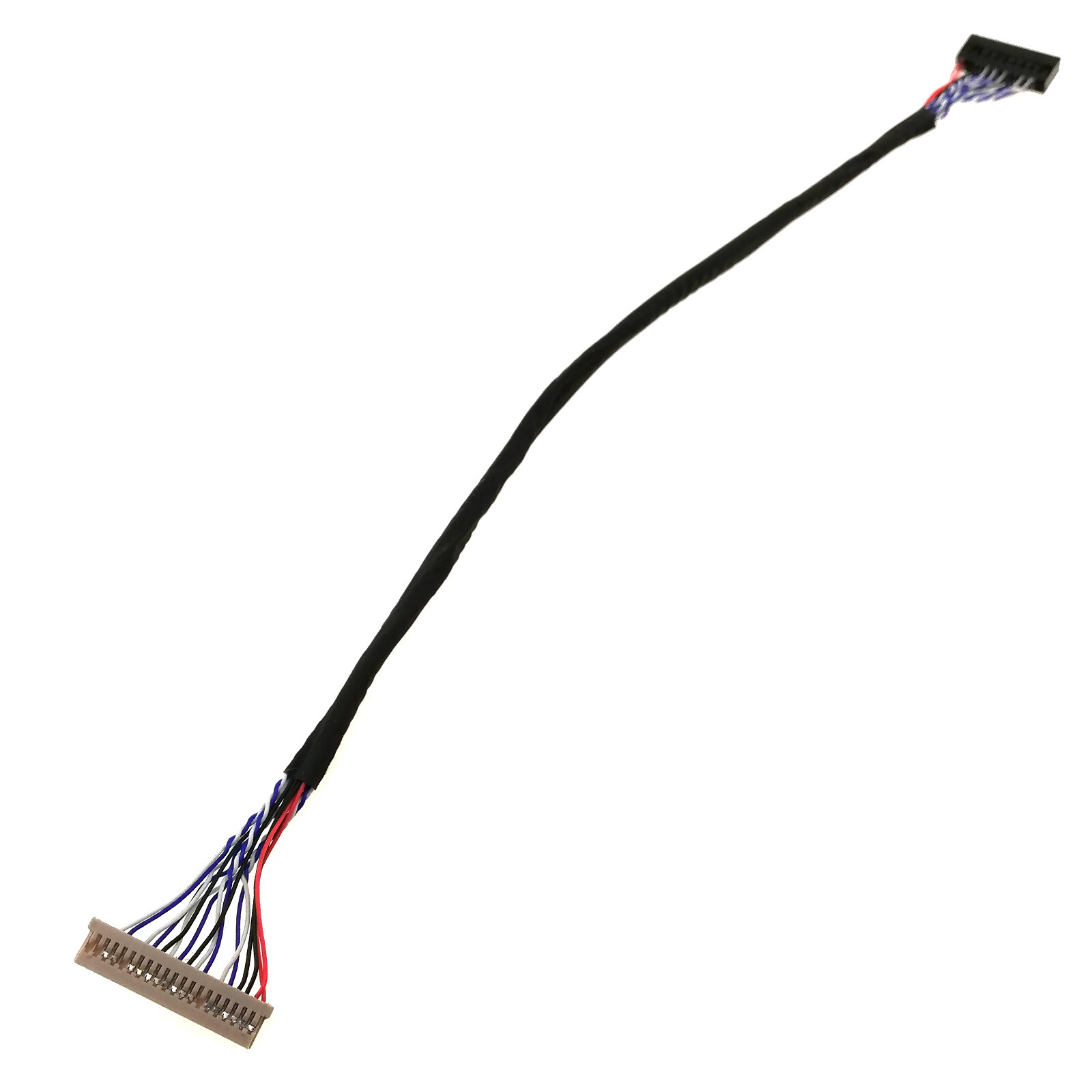 LVDS Cable DF14 20pin 1 Channel 8-bit LCD Panel Video Interface Connector D8 20P