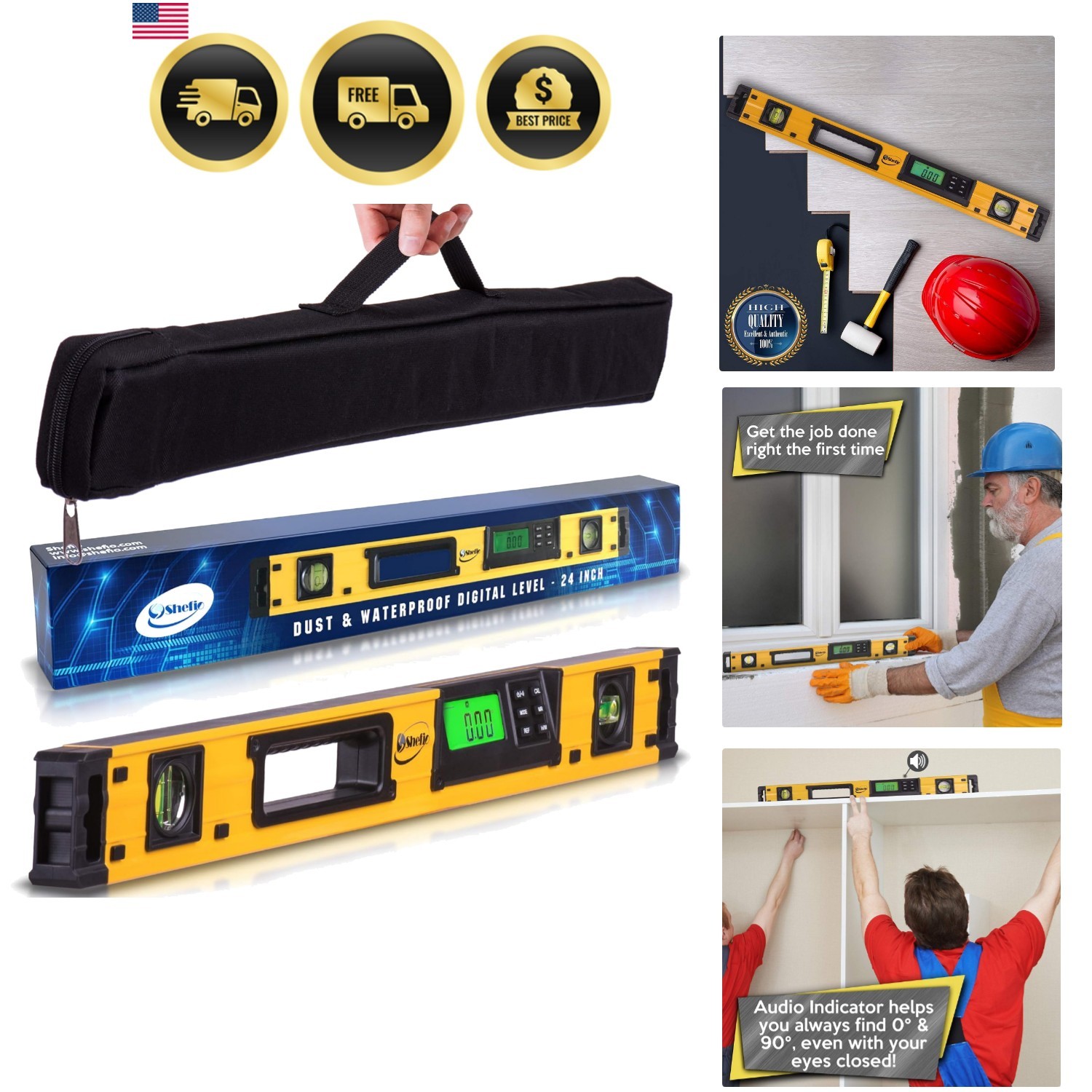 Smart Level 24 Inch Digital Level: Blending Accuracy And Practicality - Elect...