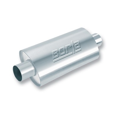 BORLA XR-1 Racing Muffler 16in Oval 3in In/Out- 40575