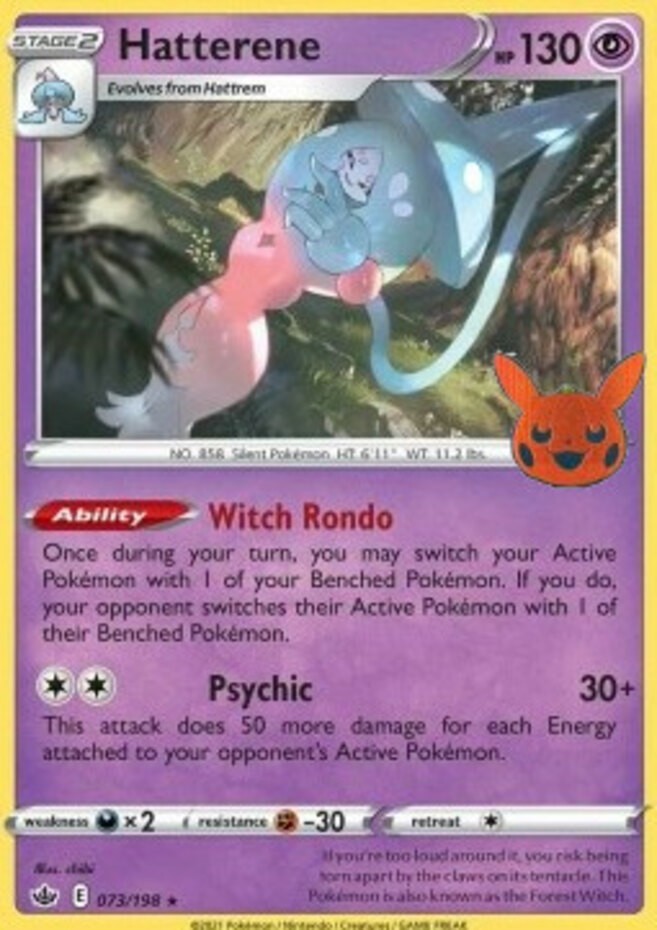 Hatterene - 073/198 - Promo - Near Mint - Trick or Trade Halloween Promo