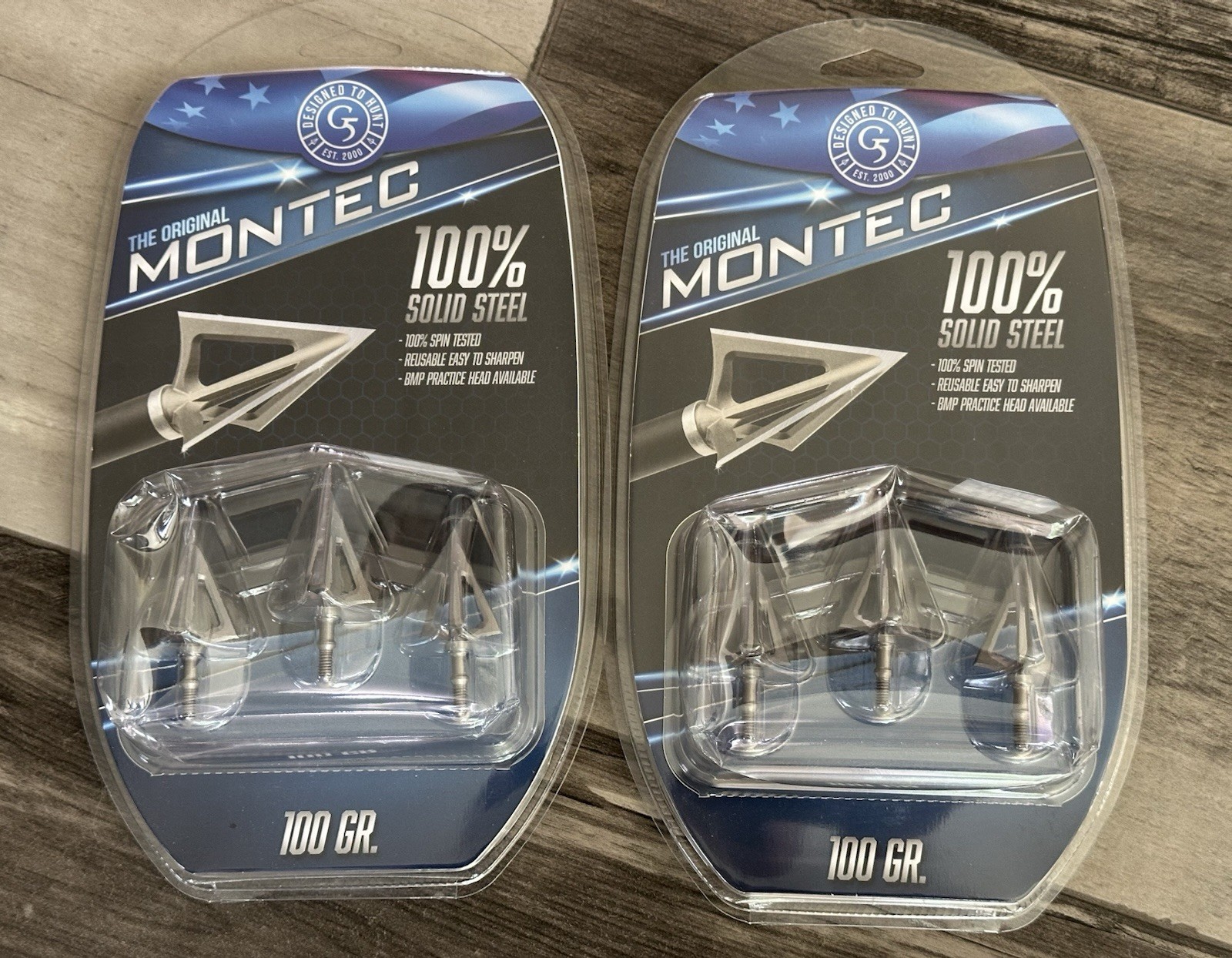 G5 Montec 100gr Broadheads (2 pack Bundle)