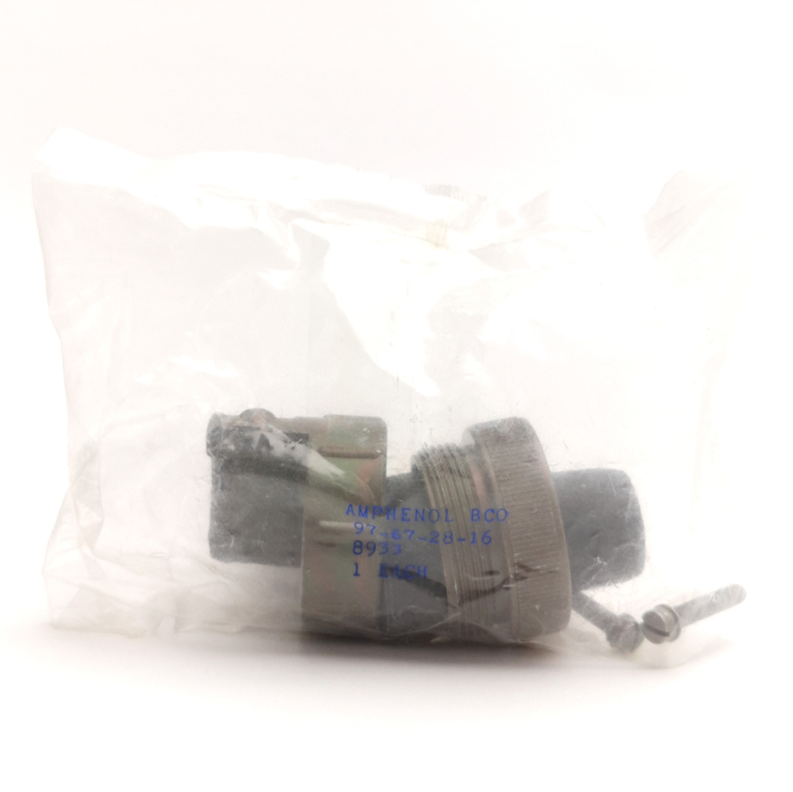 Amphenol 97-67-28-16 Circular MIL Spec Cable Clamp Adapter 0.844" x 1.625"