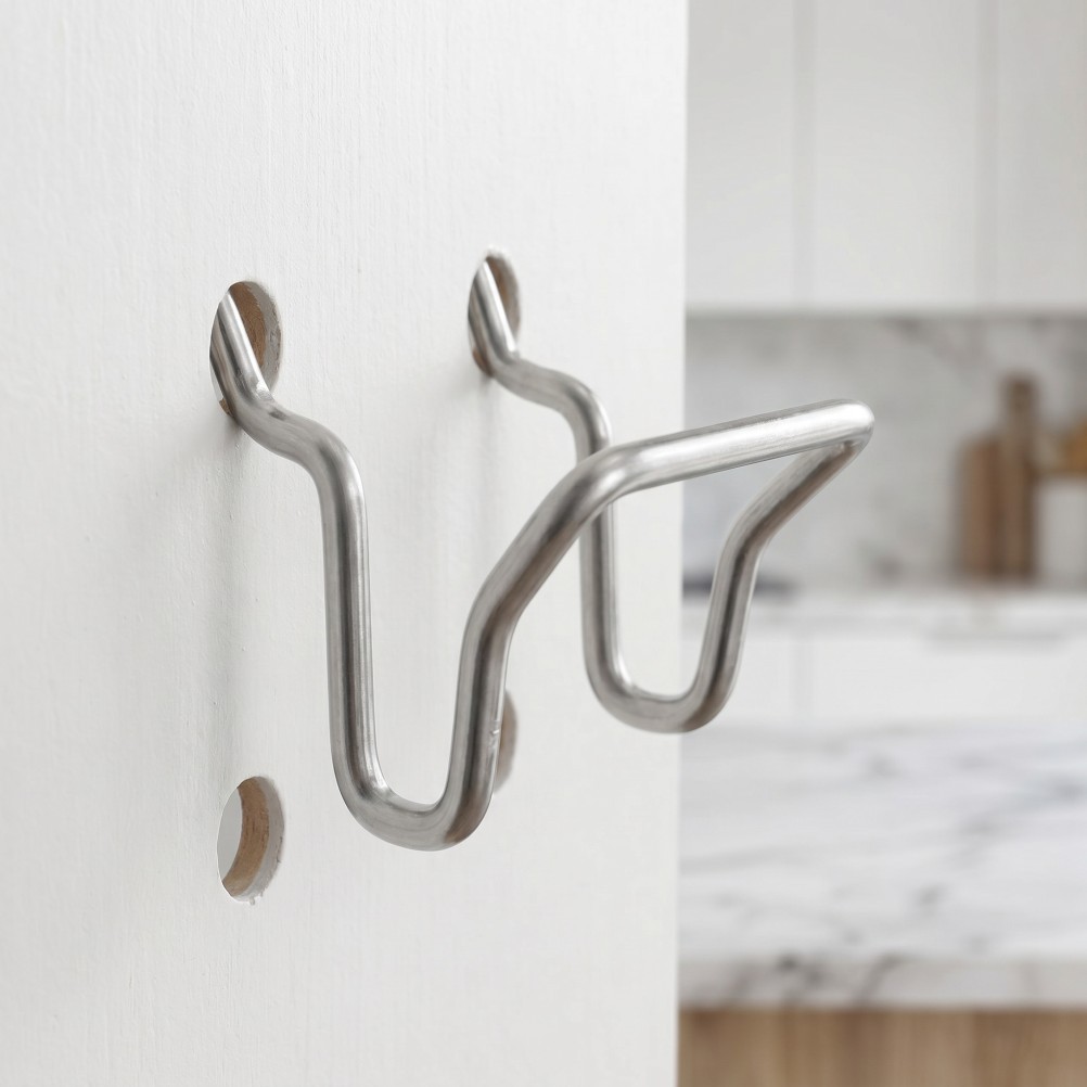 5Pcs Durable Stainless Steel Pegboard Hooks Heavy Duty for Garage and Workshop