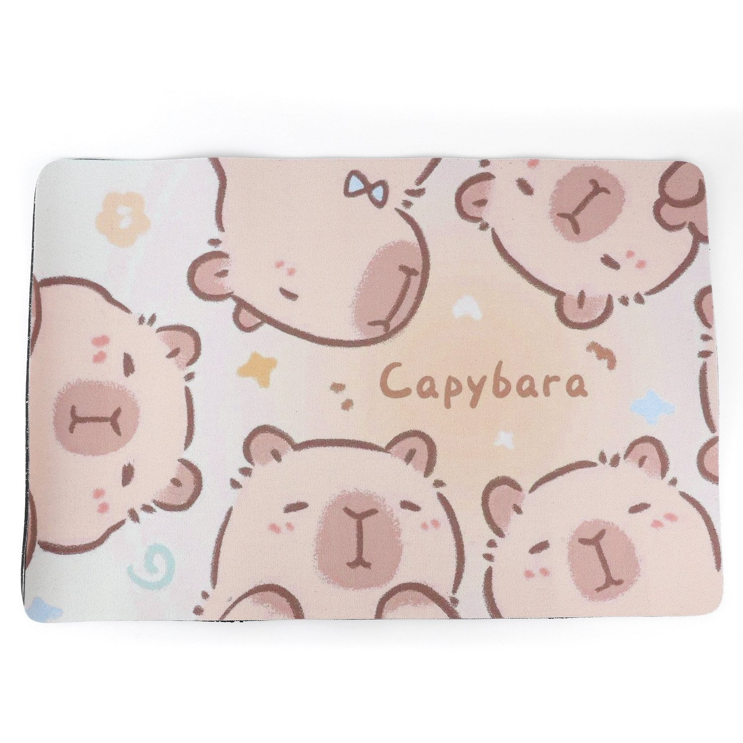Cute Capybara Cartoon Carpet Mat Rug Home Decoration for Toilet door Shower area
