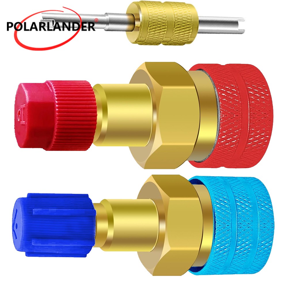 For R1234yf to R134a Adapter Recharging High & Low Side Quick Coupler Adapters