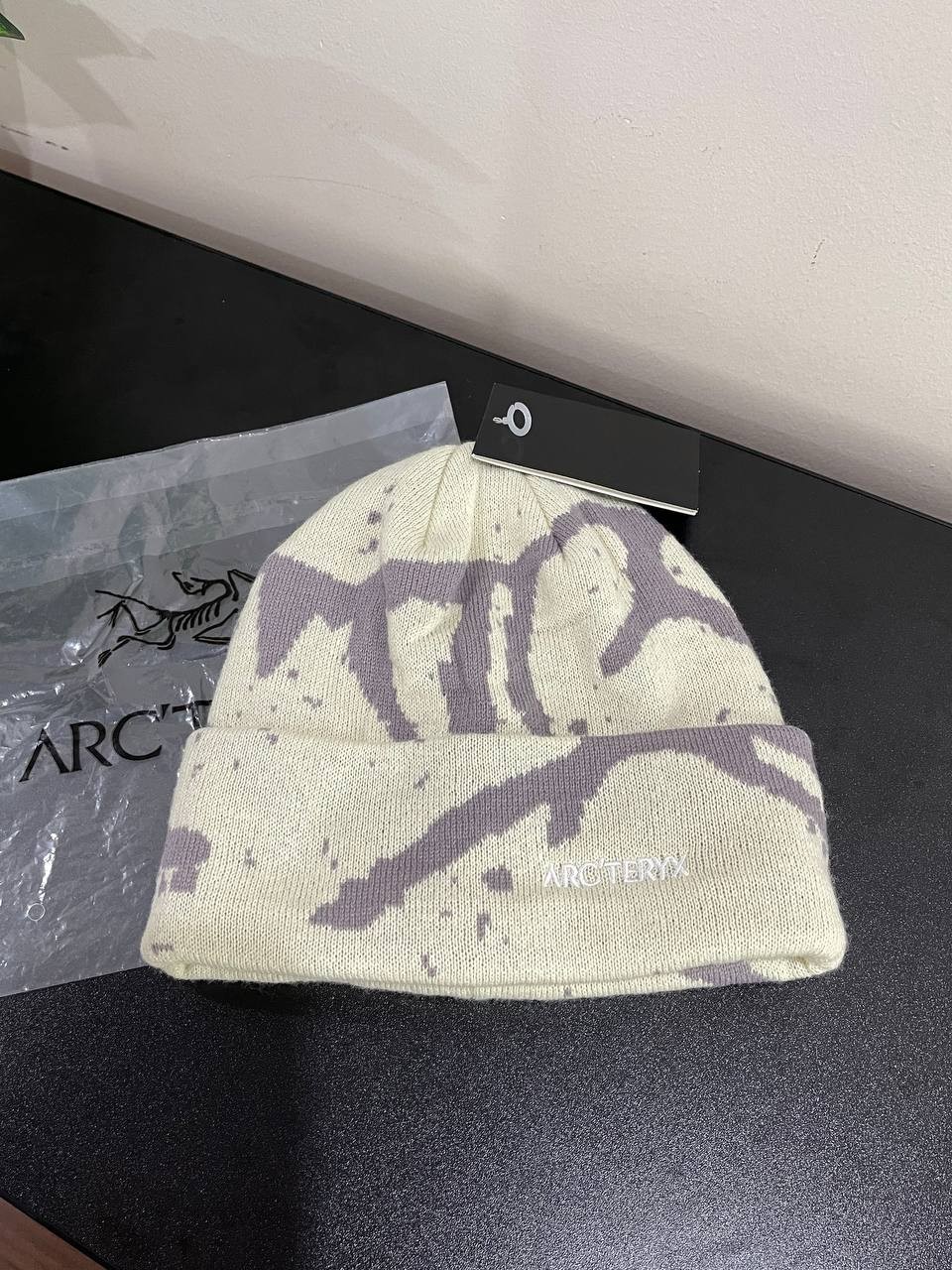 Arc'teryx Grotto Toque Beanie Cream Alpine Rose Unisex Winter Knit Hat NWT 2026