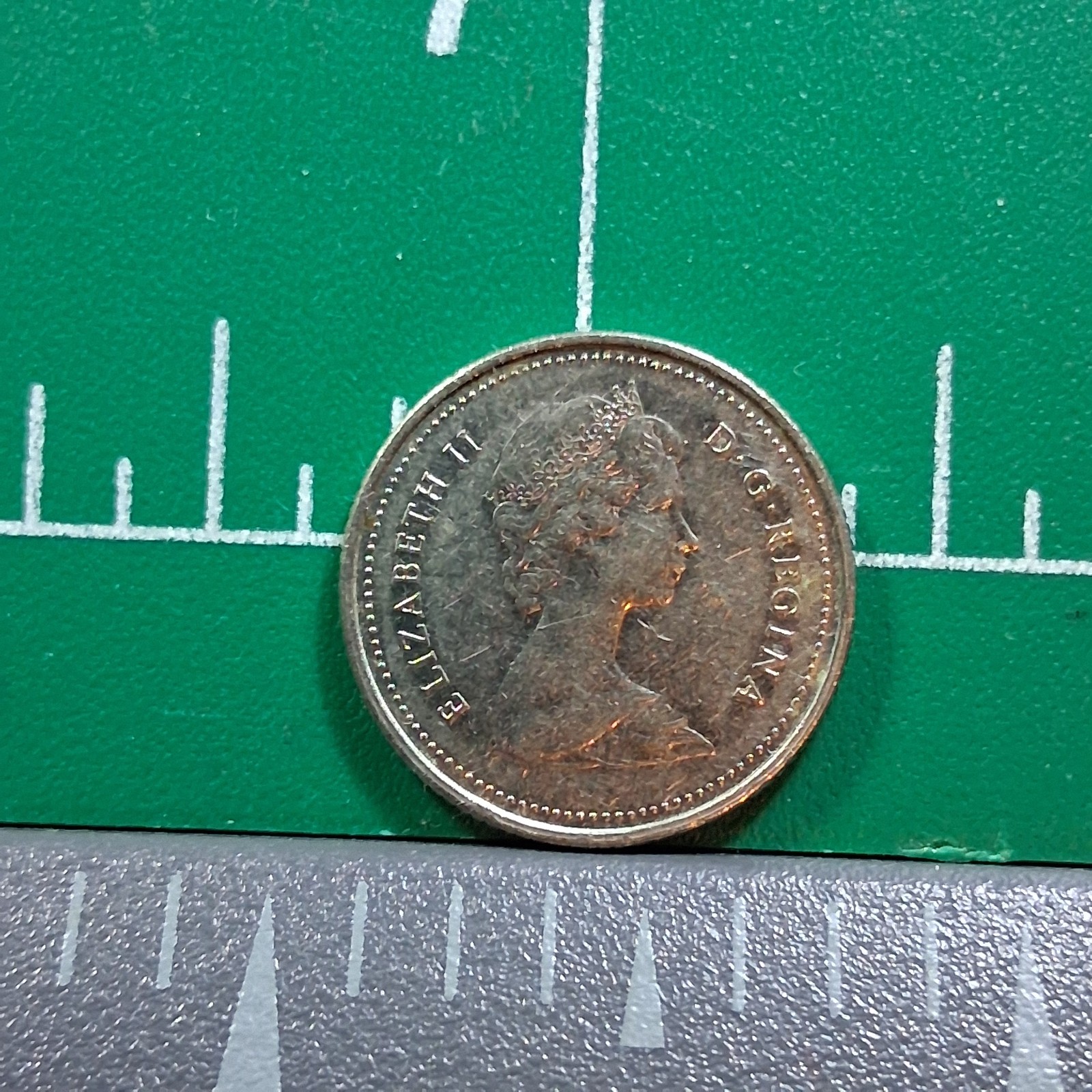 1981 Canada Elizabeth II / Bluenose Schooner 10 Cents Currency Coin