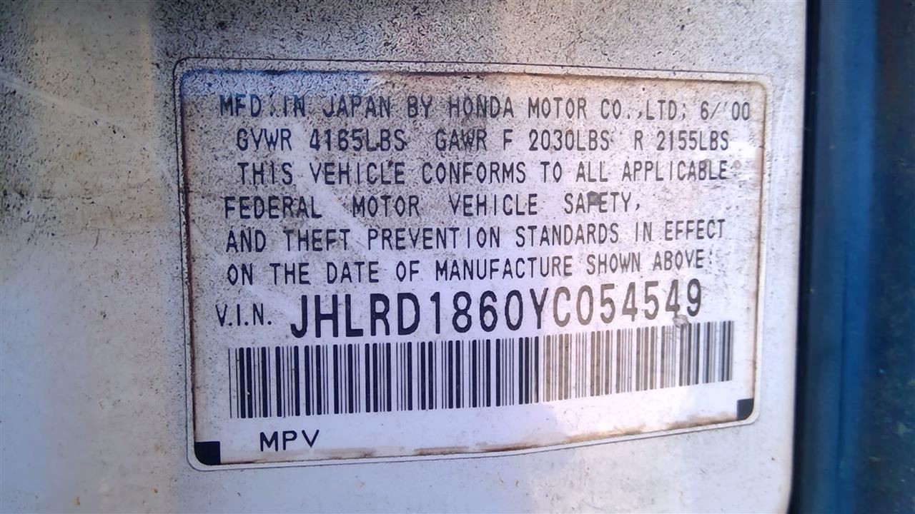Chassis ECM Multifunction Integrated Control Fits 98-01 CR-V 255834