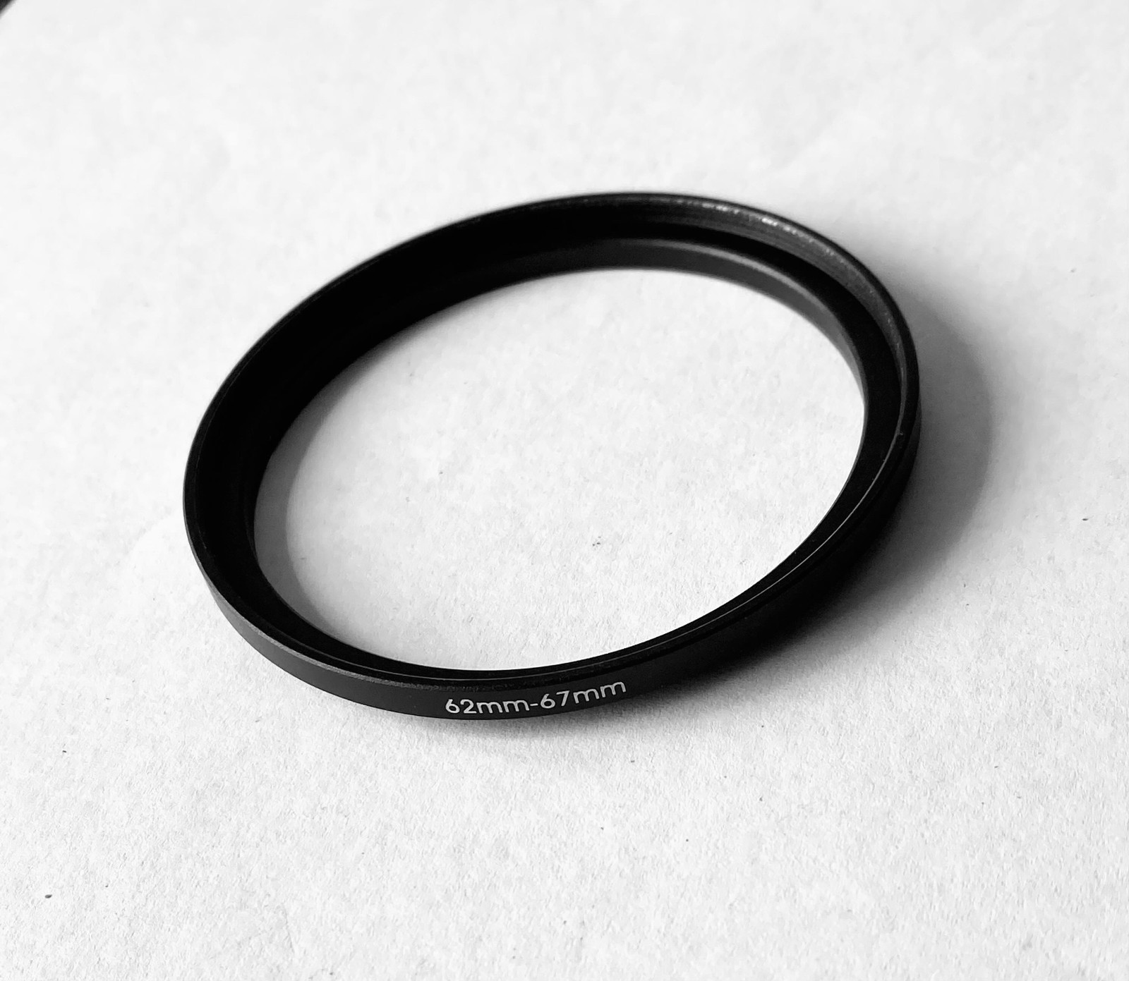 Metal Lens Step-up Ring 62mm to 67mm