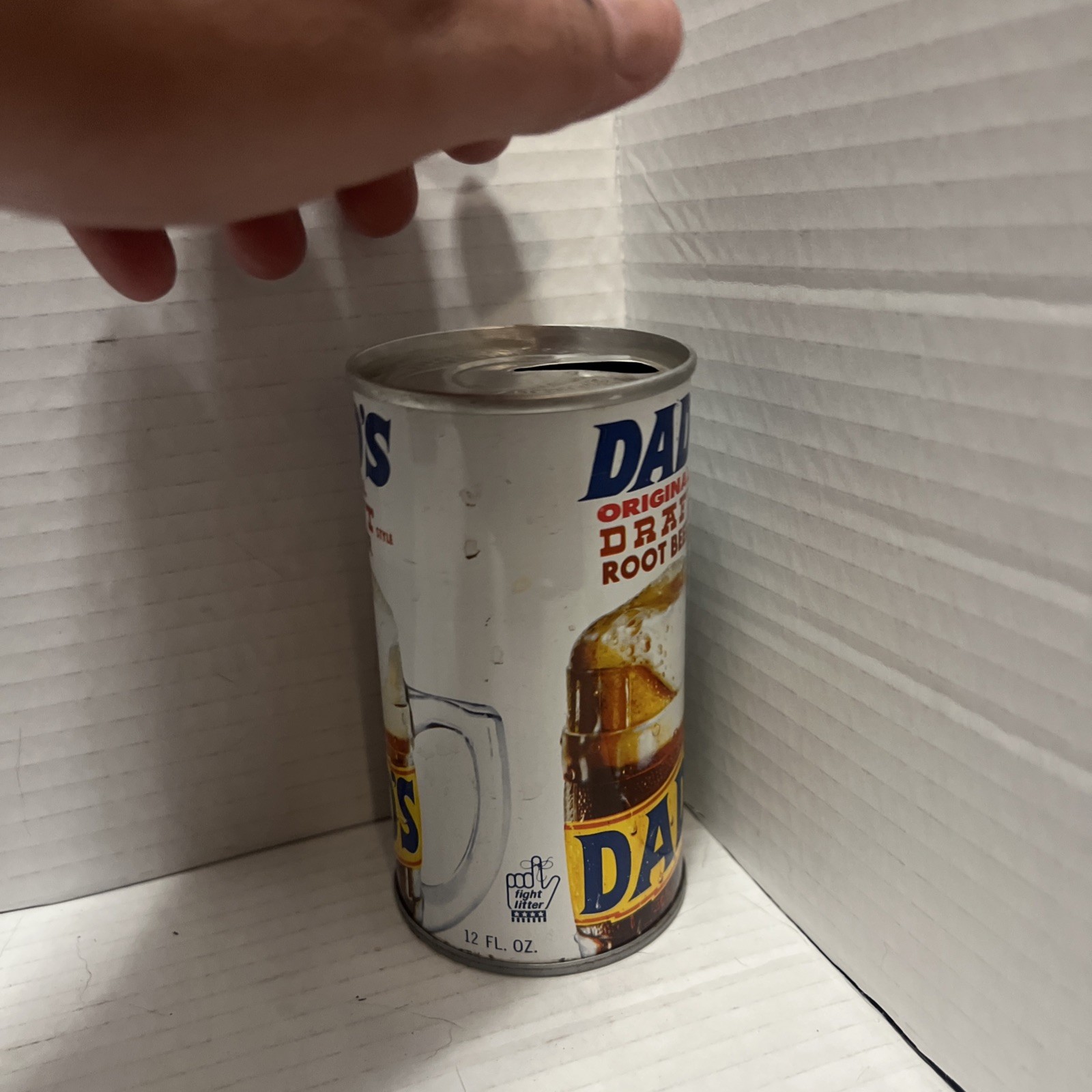 Cool Dads Root Beer "Ring Pull" Top 1970's Vintage Soda Can