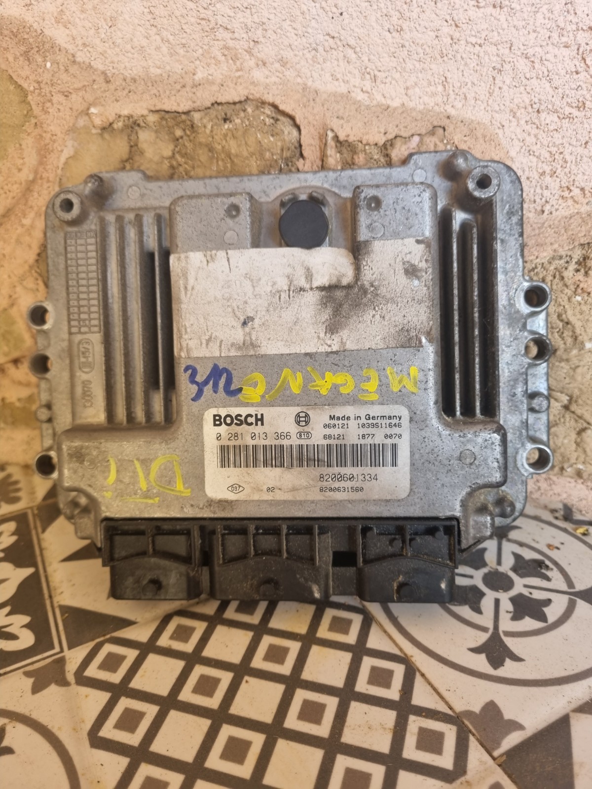 C312 Bosch edc16c3 0281013366 8200601334 8200631560 Renault Megane Scenic
