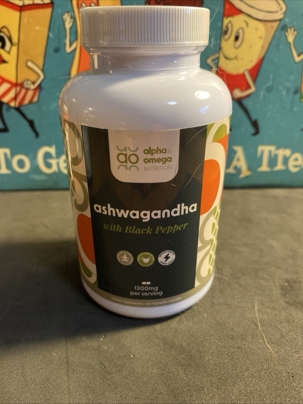 Biogenique Ashwagandha Black Pepper 60ct Exp 12/26 1300 mg Per Servings