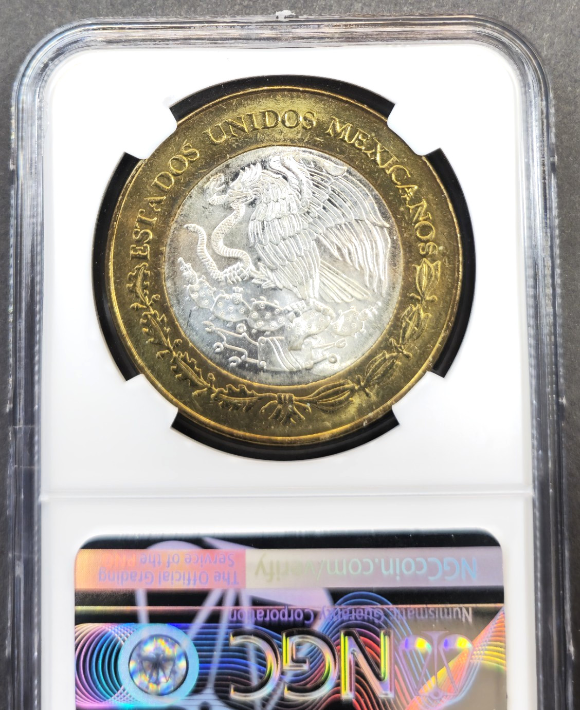 2005 MEXICO SILVER 100 PESOS S100P BAJA CALIFORNIA NGC MS 63 SCARCE NICE COIN