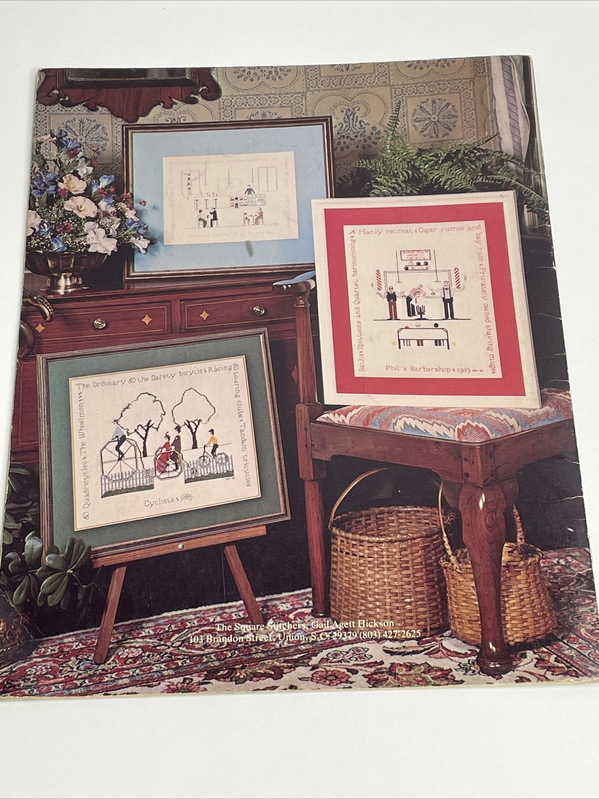 Square Stitchers Yesteryear Folks Cross Stitch Pattern