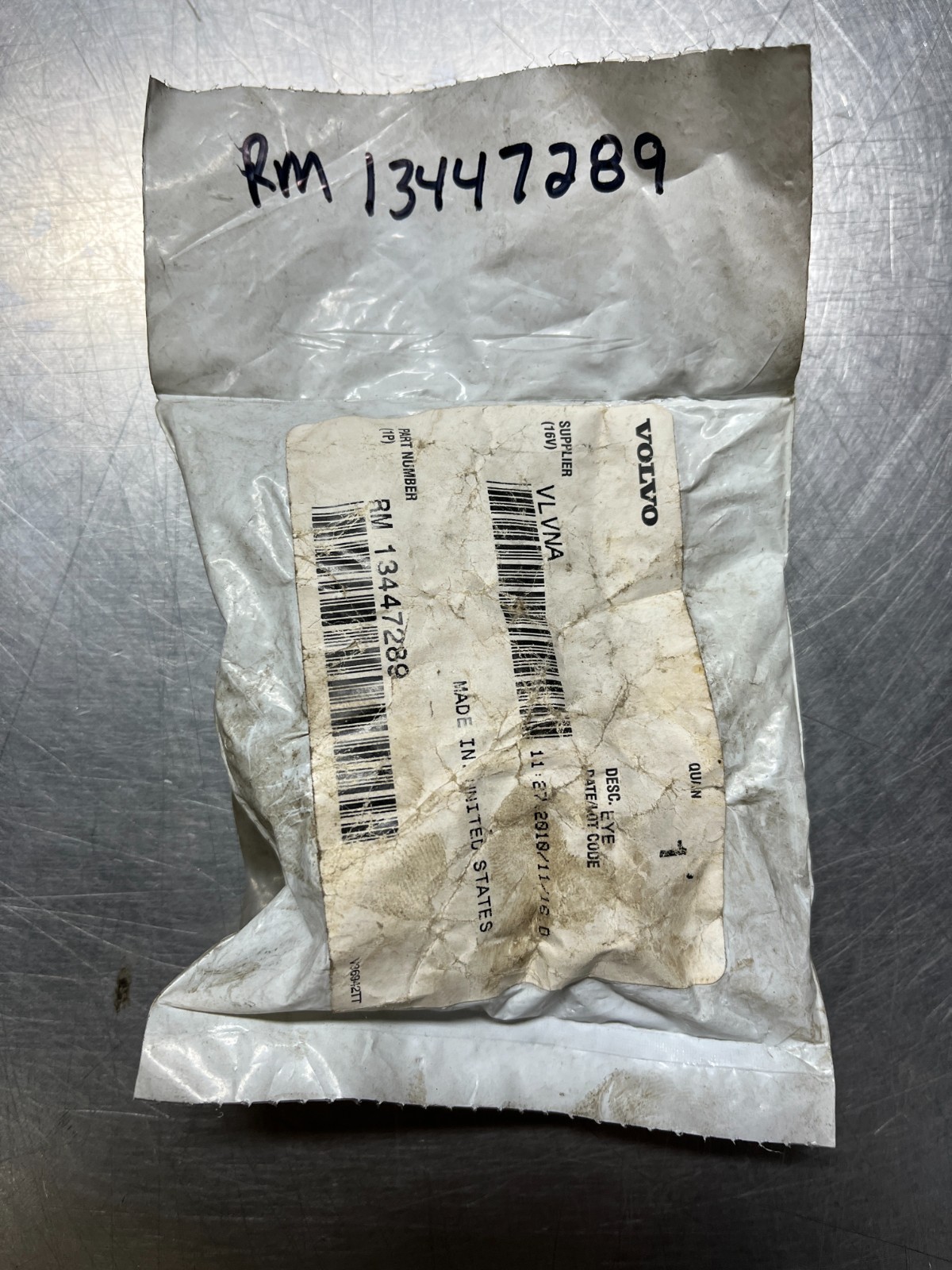 13447289  Genuine OEM  VOLVO  Split Eyelet NOZZLE   Ingersoll Rand    RM13447289