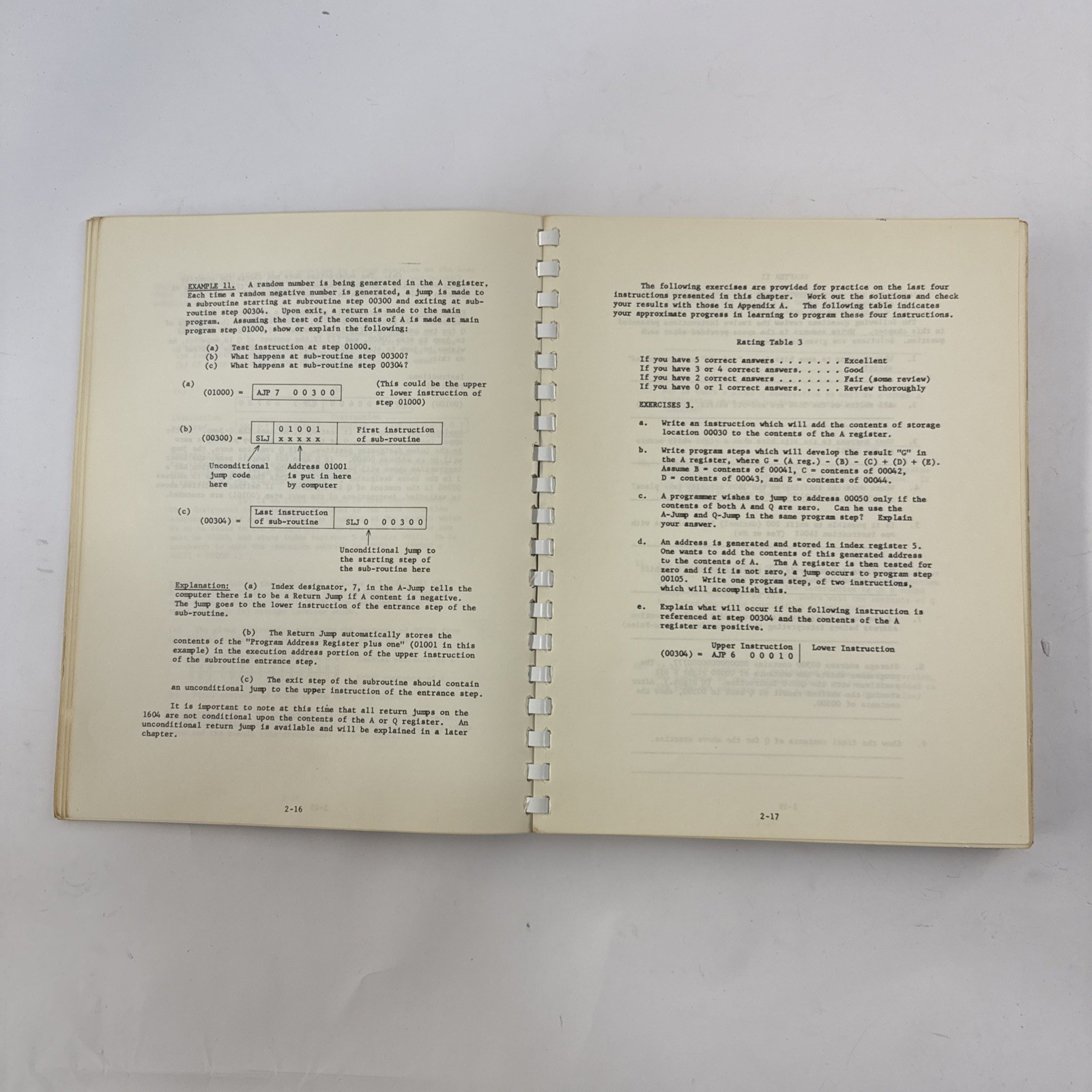 1961 Control Data 1604 Computer Programming Training Manual CDC Vintage