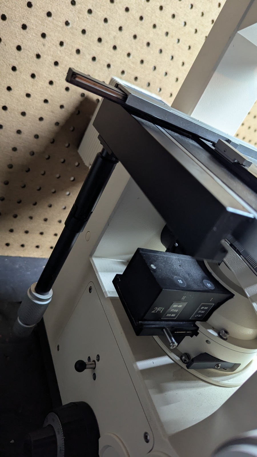 *UNTESTED* Zeiss Axiovert 35 Inverted Fluorescence Microscope With Power Supply
