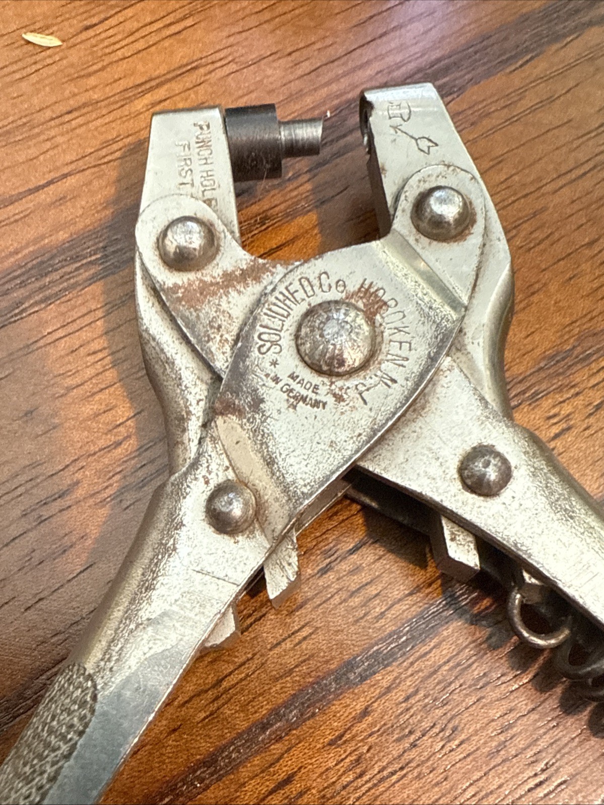 Vintage Solidhed Co. Hoboken N.J. Eyelet Tool