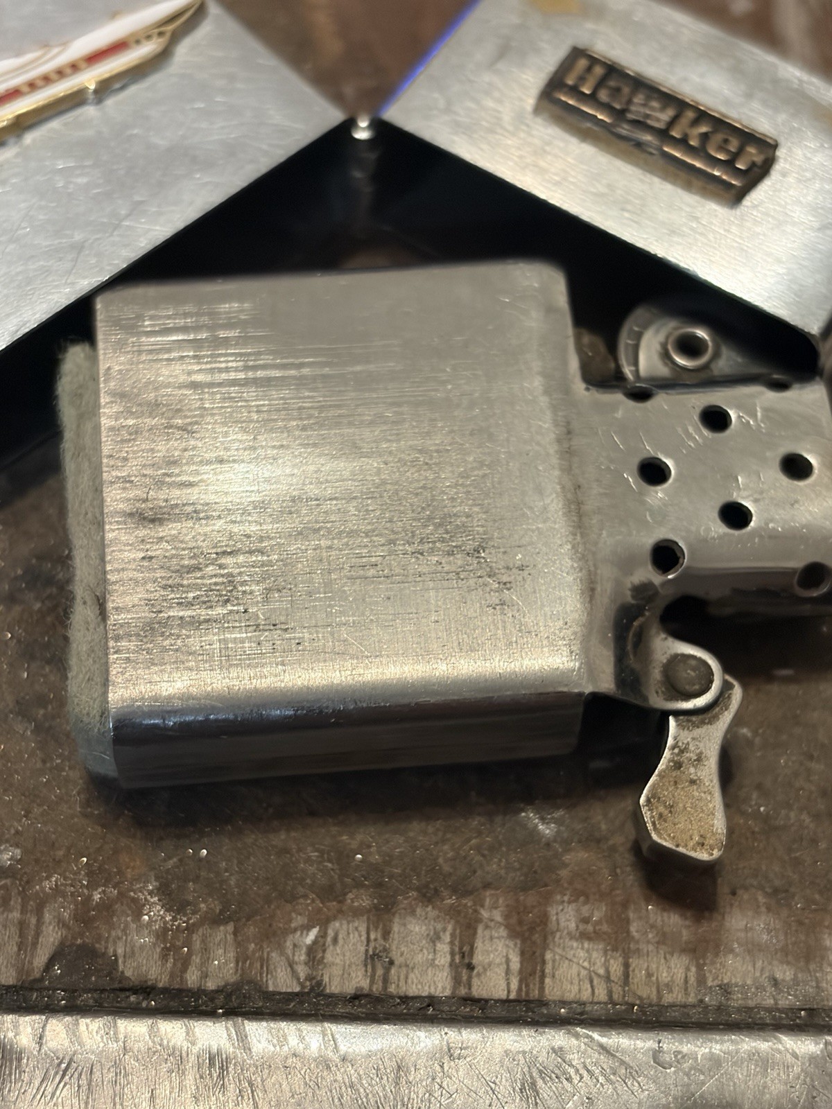Zippo Lighter Hawker Jet Aircraft