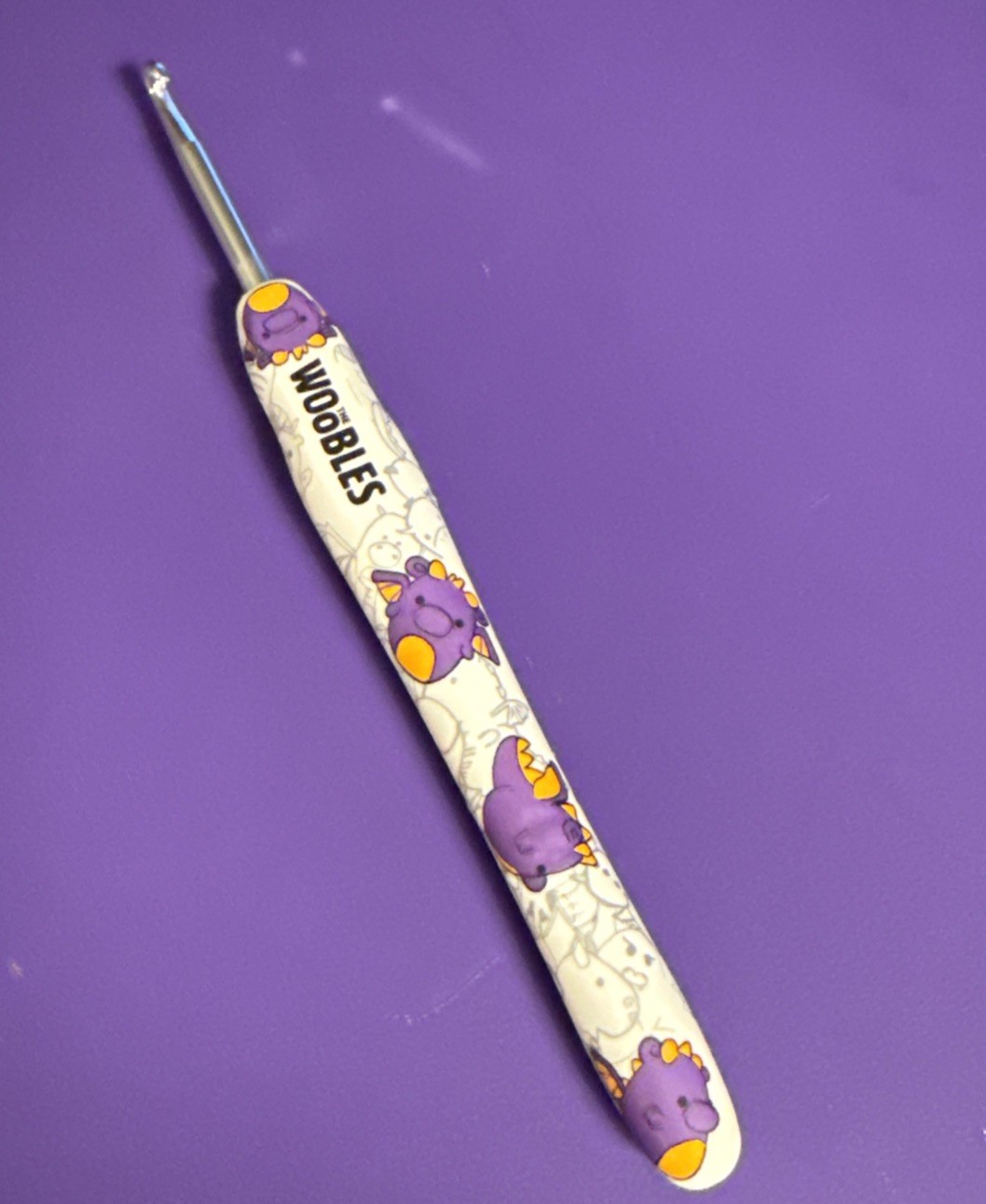 The Woobles Kaida The Purple Dragon Hook Special Edition 4mm Crochet Hook